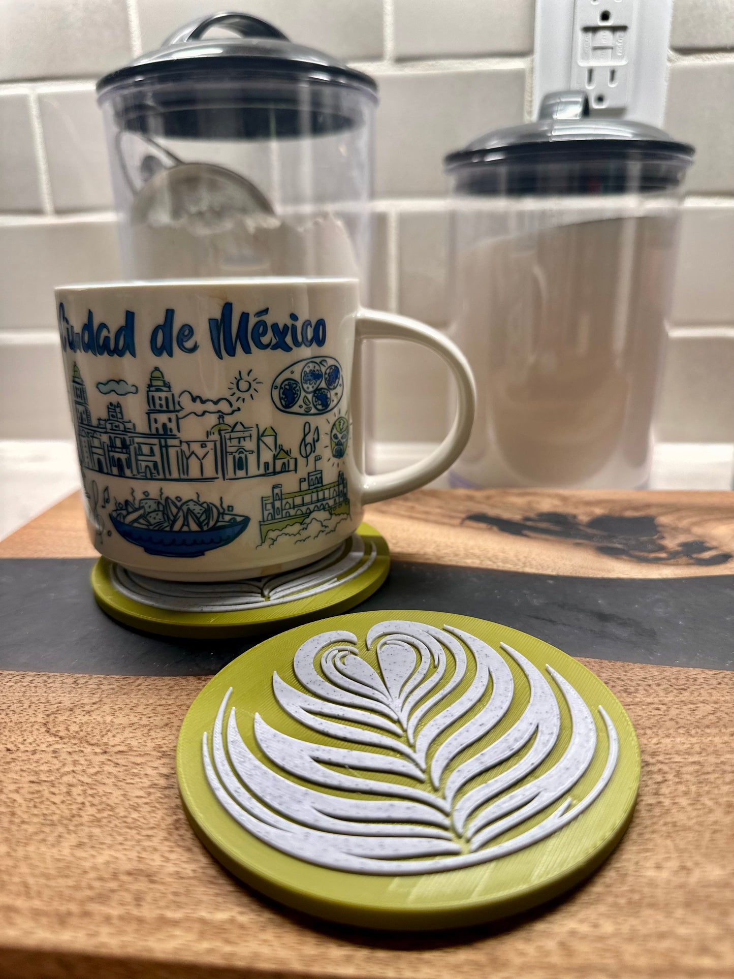 Latte Art Coaster- Set of 4