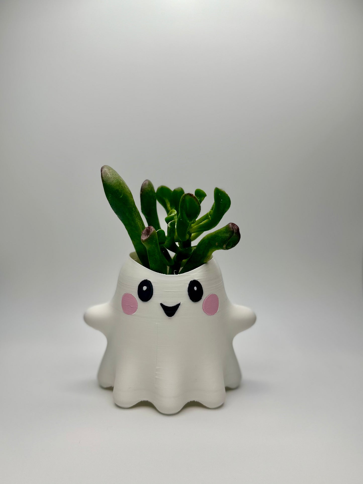 Cute Ghost and Pumpkin Planter.